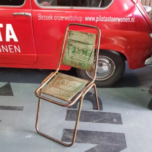 vintage metalen stoel - pilota stoer wonen